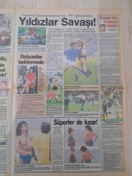 1990 yeni Asır gazetesi italya 90 dünya kupası