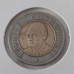 2005 BİR 1 YENİ TÜRK LİRASI MADENİ PARASI ORİJİNALDİR 4VV2Y1R NADİR