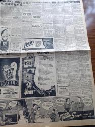 Milliyet Gazetesi - 9 Mayıs 1961 - Meclis Arazi Ve Bina Vergisi Zammını İndirdi - Fezaya Çıkan Alan Shepard'a Büyük Tezahürat Yapıldı - Amerika'nın İlk Feza Adamı Alan Shepard Beyaz Sarayda - Orta Öğretimde 4500 Öğretmene İhtiyaç Var - Ucuz Ve Seri Mesken İmali İşi Ele Alındı - Amerikalı Multi Milyarder Paul Getty'nin Malikanesinde Defile - Galatasaray Köprüsünden Tramvay Geçirilmiyor - Çetin Altan Köşe Yazısı - Bugünkü Burç Falınız - Ölümle Pençeleşen Büyük Aktör Gary Cooper 36 Yılda 200 Film Çevirdi - Abdülcanbaz'ın Maceraları Çizgi Roman Çizen Turhan Selçuk - Allahlık Ali Bey Çizen Swan - Tombik Çizen Trog - Cisco Kid Çizen Jose Salinas Rod Reed - Johnny Hazard Çizen Frank Robbins - Demir Yumruk Çizen John C.Murphy - Boncuk Çizen Walt Disney - Maruf Bey Çizen Martin - Sahne Aşkları Çizen Leonard Starr - Cici Can Çizen Bedri - Fenerbahçe Şampiyon Olursa Real Madrid'le Oynayacak - Güreşçi Mustafa Dağıstanlı Kampı Terketti - Milliyet Spor Toto Tahminleri