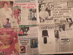 Haftanın Sesi Haftalık Magazin ve Siyasi Aktüalite Gazetesi - 23 Mart 1984 - Sayı:12 - Ajda Pekkan, Avrupa'ya erkek aramaya mı gidiyor? - Emel Sayın - Sevim Tuna - Nesrin Topkapı - Paranın yüzü sıcaktır - Barış Manço - Ümit Besen - Lale Manço - Yaprak Özdemiroğlu - Bülent Ersoy - Fikret Hakan - Türk katliamında fon müziği Bülent Ersoy'dan - Cüneyt Arkın - Güler Mocan - Betül Arkın - Ertuğrul Bayırlı - Özcan Nazlıcan - Cihan Ünal - Türkan Şoray - Civciv çıkacak kuş çıkacak - Mehtap Ar - Top kimde? - Türkan Şoray - Rüçhan Adlı - Hülya Yiğitalp - Süha Kutlu - Atilla Özdemiroğlu - Sedan Öney - Ajda'ya erkek dayanmıyor - Cüneyt Arkın - İkisini de sevmiştim - Canan Barlas - Acar Tuncer - Yıldız Kenter - Hülya Koçyiğit- Prenses Banu - Neco - İlhan İrem - Arif Sağ - Semra İnanç - Leyla Somer - İbrahim Tatlıses - Sezen Aksu - Muazzez Abacı - Burçin Oraloğlu - Nilgün Akçaoğlu fotoğraf ve haberi - Tam Takım Gazete