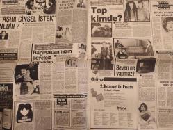 Haftanın Sesi Haftalık Magazin ve Siyasi Aktüalite Gazetesi - 23 Mart 1984 - Sayı:12 - Ajda Pekkan, Avrupa'ya erkek aramaya mı gidiyor? - Emel Sayın - Sevim Tuna - Nesrin Topkapı - Paranın yüzü sıcaktır - Barış Manço - Ümit Besen - Lale Manço - Yaprak Özdemiroğlu - Bülent Ersoy - Fikret Hakan - Türk katliamında fon müziği Bülent Ersoy'dan - Cüneyt Arkın - Güler Mocan - Betül Arkın - Ertuğrul Bayırlı - Özcan Nazlıcan - Cihan Ünal - Türkan Şoray - Civciv çıkacak kuş çıkacak - Mehtap Ar - Top kimde? - Türkan Şoray - Rüçhan Adlı - Hülya Yiğitalp - Süha Kutlu - Atilla Özdemiroğlu - Sedan Öney - Ajda'ya erkek dayanmıyor - Cüneyt Arkın - İkisini de sevmiştim - Canan Barlas - Acar Tuncer - Yıldız Kenter - Hülya Koçyiğit- Prenses Banu - Neco - İlhan İrem - Arif Sağ - Semra İnanç - Leyla Somer - İbrahim Tatlıses - Sezen Aksu - Muazzez Abacı - Burçin Oraloğlu - Nilgün Akçaoğlu fotoğraf ve haberi - Tam Takım Gazete