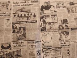 Haftanın Sesi Haftalık Magazin ve Siyasi Aktüalite Gazetesi - 10 Ağustos 1984 - Sayı:32 - Türkan Şoray - Bülent Ersoy - Cihan Ünal - Melih Gülgen - Kadir İnanır - Harika Avcı - Fahrettin Aslan - Müşerref Tezcan - Amanda Lear geliyor! - Ahmet sabahi - Hülya Meriç - Beyhan Baysal - Kalça çıkıklığı, cahalet sakatlığıdır - Emel Özçelik - Ümit Besen - Şimdi hepsi, ayrı telden çalıyor - Ali Kocabekir - Zerrin Özer - Kadri Yurdatap - Aynur Aydan - Bu da, şanssız at! - Biz... Siz.... Onlar... - Robert Morgan - Çiğdem Kaymak - Tansel Akkaya - Nazlı Soyalp - Tarot Falınız - Türk sinemasında ''ilk''ler - Beni Gözümden Öp - Mehmet İhsan Yalçın - Selma Güneri - Sevda Karaca - Kenan Kalav - Yaprak Özdemiroğlu - Hülya Sözer - Yıldırım Gürses - Derya Tuna - Bu ne cesaret! - İbrahim Tatlıses - Perihan Savaş - Melek Zübeyde - Mintax Deterjan Reklamı fotoğraf ve haberi - Tam Takım Gazete