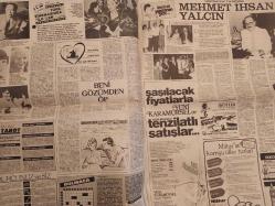 Haftanın Sesi Haftalık Magazin ve Siyasi Aktüalite Gazetesi - 10 Ağustos 1984 - Sayı:32 - Türkan Şoray - Bülent Ersoy - Cihan Ünal - Melih Gülgen - Kadir İnanır - Harika Avcı - Fahrettin Aslan - Müşerref Tezcan - Amanda Lear geliyor! - Ahmet sabahi - Hülya Meriç - Beyhan Baysal - Kalça çıkıklığı, cahalet sakatlığıdır - Emel Özçelik - Ümit Besen - Şimdi hepsi, ayrı telden çalıyor - Ali Kocabekir - Zerrin Özer - Kadri Yurdatap - Aynur Aydan - Bu da, şanssız at! - Biz... Siz.... Onlar... - Robert Morgan - Çiğdem Kaymak - Tansel Akkaya - Nazlı Soyalp - Tarot Falınız - Türk sinemasında ''ilk''ler - Beni Gözümden Öp - Mehmet İhsan Yalçın - Selma Güneri - Sevda Karaca - Kenan Kalav - Yaprak Özdemiroğlu - Hülya Sözer - Yıldırım Gürses - Derya Tuna - Bu ne cesaret! - İbrahim Tatlıses - Perihan Savaş - Melek Zübeyde - Mintax Deterjan Reklamı fotoğraf ve haberi - Tam Takım Gazete