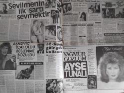 Haftanın Sesi Haftalık Magazin ve Siyasi Aktüalite Gazetesi - 13 Kasım 1987 - Sayı:46 - Charles Nejman - Orhan Topçuoğlu - Arzu Aydın - Banu Alkan - Michael Redford - Filiz Akın - Emel Sayın - Güngör Bayrak - Burçin Orhon - Serpil Barlas - Hümeyra - Aysel gürel - Okay Özbalcı - Zerrin Özer - Sevsin Cantürk - İzzet Öz - Cem Pamiroğlu - Melike Demirağ - Cem Karaca - Adnan Kahveci - Sandviç icat oldu beslenme bozuldu - Sevilmenin ilk şartı sevmektir - ORhan Gencebay - Sevim Emre - Roger Vadim - Ayşe Tunalı - Biz... Siz... ONlar... - Yavuz Teoman - Kethy Hakko - Halil Bezmen - Mehmet Mermerci - Yılmaz Güney - Nebahat ÇEhre - Bir Gün Mutlaka - Madam Katia - Nil Ünal - Leyla Adalı - Faruk Peker - Çiğdem İşbilir - Leyla Adalı - İtaatkar cariyeler - Türkan Şoray - Fatoş Sezer - Atıf Yılmaz - Erdal Öz - Rüçhan Adlı - Onları bu kadın ayırdı fotoğraf ve haberi - Gazete tam değildir sadece 10 sayfası mevcuttur