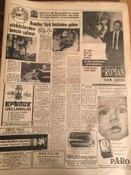 HÜRRİYET GAZETESİ 8 AĞUSTOS 1965 YIL :18 SAYI :6204--Erim :Ortanın solunda olmakla övünüyoruz dedi ---Yeni evli genç randevu evinde yakalanınca ağlamaya başladı --M.P Kepir için olur Dağlı için olmaz dedi fakat iki CKMP li Bakanın Tayinleri Çıkarıldı --Şortlu kızlarla bardakçı köylüleri elele çalışıyorlar --Hülya Koçyiğit sarışın oldu --Paraşütü sürüklenen bir kızımız daha duvara çarpa çarpa öldü---Sophia : Bir eseri bütünü ile ele almak lazımdır --Dolgun vücutlu kadın sırtında bit yarışı --Rumlar Türk Kesimine Giden Otobüslerden benzin çalıyor ---Birsel Film 1965-1966 sezonu için büyük fedakarlıklar hazırladığı prodüksiyonu  sayın seyircilerine  iftihara sunar ---İspanyollar  önde :73-43---Piri Reis Kupası yelken yarışı bugün yapılıyor ---Ergun Öztuna Avusturya da oynadığı ilk hazırlık maçında penaltıdan bir de gol attı --Prens Sabahattin Korusunda Yangın --7 Yerde bugün belediye reisi seçimi yapılacak --Ürgüplü yarın sabah Rusya ya hareket ediyor --