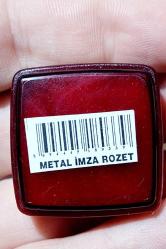 METAL İMZA ROZET Saklama kutusunda