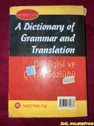 AYHAN SEZER / A DICTIONARY OF GRAMMAR & TRANSLATION / DİLBİLGİSİ VE ÇEVİRİ SÖZLÜĞÜ / HACETTEPE TAŞ KİTAPÇILIK / İNGİLİZCE , TÜRKÇE KİTAP