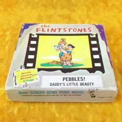 THE FLINTSTONES PEBBLES! DADDY'S LITTLE BEAUTY 8 mm HOME MOVIE-SILENT , KUTUSUNDA 8 mm SESSİZ FİLM MADE IN U.S.A.