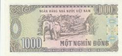 Vietnam, 1000 Dong, Çil. 1988 Basımlı