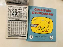 26 Ekim 2018 hediyelik orijinal Türkiye takvim yaprağı (Cin Ali kitabı hediyeli:)