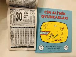 30 Ekim 2018 hediyelik orijinal Türkiye takvim yaprağı (Cin Ali kitabı hediyeli:)