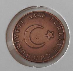 1974 ON 10 KURUŞ BAKIR-BRONZ ALAŞIMI ÇİLALTI ORİJİNALDİR 1Ş2VVV1