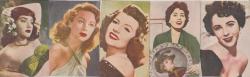 ESKİ DÖNEM SİNEMA TARİHİ - HOLLYWOOD - 11 ADET ARTİST GÖRSELLİ TAŞBASKI KARTPOSTAL - ARTİSTLER SERİSİ