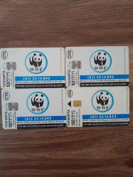 Yunanistan #56 OTE Çipli Telefon Kartları (4 Adet) WWF Tam Seri