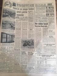 HÜRRİYET GAZETESİ 3 AĞUSTOS 1965 YIL :18 SAYI : 6199--CKMP Genel Başkanı: Türkeş in ilk emri kravat takınız ---Yunan Dışişleri Bakanı ,Kıbrıs İşini Dostlukla Halledelim Dedi --Beli  sıkılan tavşan ıslık çalınca ,hırsız üçüncü kattan atladı ---İnönü ,Kıbrıs için hükümeti ikaz ediyor ---185 Türk Münih te  Çöpçülük Yapıyor ---Seçim faaliyetleri bu sabah  başlıyor --Bir ruh hastası  yengesini bıçakladı --Hormon tedavisi gören kadın yediz doğurmuş ---Cesedi denizden çıkarılan Ege aşçısının karısı kocam öldürüldü ---Kervan Film :196-1966  senesinin şaheserleri iftarla sunar ---Akdeniz kıyısındaki Fransız sayfiye kasabaları yanıyor ---Zeki Müren  :Son Kongresi 6 Ağustos --Sebze ve meyve boykotu geri tepti ---Galatasaray da yeni sezonu açtı --Seyinci Sion un yegane kuvvetidir ---Antrenör Hold ,Anderlecht Espanol maçını seyredecek --Beşiktaş ı yeni sezonda en iyi takım olarak seyredeceksiniz --Ölümden dönen ünlü film yıldızı 4. çocuğunu dünyaya getirmek üzere --