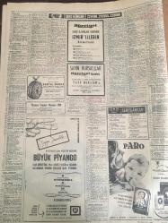 HÜRRİYET GAZETESİ 16 AĞUSTOS 1965 YIL :18 SAYI :6212--Memleketimize 6 ay içinde 115 bin turist geldi ---Ormandaki vahşi düello da koruculardan biri can verdi ---Güney sınırları kapatıldı --Aday olan eski DP lilerin çocuk ve akrabaları AP li  idarecileri telaşa düşürdü --Özden Çelik ,bu defa bir kolej  talebesi ile evlendi ---Petrokimya tesisleri on bin kişiye iş sahası açıyor ---Ürgüplü ile Mikoyan  uzun uzun görüştüler --Meşhur  rejisör  Vadim J. Fonda ile evlendi ---Almanya da ki işçiler ,sosyal  güvenlik anlaşmasının kısa zamanda çıkarılmasını istedi --Adnan Şensoy --Beşiktaş :3 Vefa :1 --Fenerbahçe ,Beykoz a 1-0 galip --Enternasyonal yüzme yarışları İsrail 'lilerin galibiyeti ile bitti --Demirspor A.Gücü nü 2-0 yendi --PTT ,H.Tepe yi hezimete  uğrattı :3-0--Şekerspor G.Birliği ni 2-1 mağlup  etti --Milli piyango dün çekildi --Erkek olduktan sonra ---Ayaklanan zencilere karşı gözyaşı bombası kullanıldı --Petro kimya tesisleri on bin kişiye iş sahası açıyor --