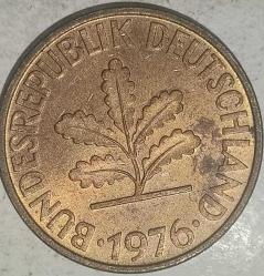 ALMANYA 1976 D  10   PFENNIG