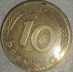 ALMANYA 1991 J    10   PFENNIG