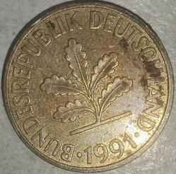 ALMANYA 1991 J    10   PFENNIG