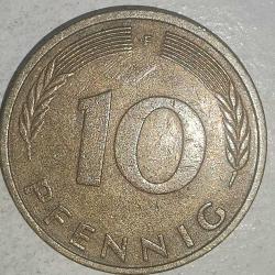 ALMANYA 1981 F    10   PFENNIG
