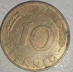 ALMANYA 1977 J    10   PFENNIG