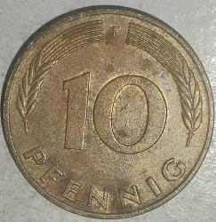 ALMANYA 1991 F    10   PFENNIG