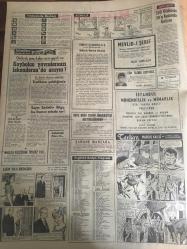 HÜRRİYET GAZETESİ 5 EKİM 1967 YIL :20 SAYI :6982--Evlatlık gittiği Almanya da işkence yapılıp tanınmayacak hale getirilen Nahide iyileşti ve aşık oldu --Kurtlu buğday işi ortalığı karıştırdı ---Dereli :Medeni Kanun düşmanlığı başladı dedi --Kıbrıslı Rumlar Savunma Bakanı Osman Örek in yeğenini kaçırıp üç gün hapsettiler --Demirel  ' İlmi Araştırmalar için 3 Milyar Lira Harcanacak --Tahta bacak Erdal ,çaldığı otomobille gezerken yakalandı --İki homoseksüel İngiliz İtalya da uygunsuz vaziyette  yakalandı ---Nuri Sesigüzel --Kemal Film :1967-1968 Film Listesini İftarla Sunar ---Takımların saha da tur atmaları yasak edildi --Amatör takımı Lağvederim ---Atina Basını Fenerbahçe yi Methediyor ---5 Liralık Peruka Bile Var --Yunan cuntasına kafa tutan  kadın gazeteci evinde hapsedildi --Denktaş ,Kıbrıs Davasının Yeni Bir Planla Ele Alınmasını İstedi ---Evlat edinmek isteyen zengin Amerikalı kız seçimine bugün başlıyor ---
