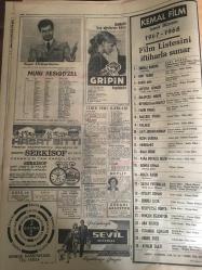 HÜRRİYET GAZETESİ 5 EKİM 1967 YIL :20 SAYI :6982--Evlatlık gittiği Almanya da işkence yapılıp tanınmayacak hale getirilen Nahide iyileşti ve aşık oldu --Kurtlu buğday işi ortalığı karıştırdı ---Dereli :Medeni Kanun düşmanlığı başladı dedi --Kıbrıslı Rumlar Savunma Bakanı Osman Örek in yeğenini kaçırıp üç gün hapsettiler --Demirel  ' İlmi Araştırmalar için 3 Milyar Lira Harcanacak --Tahta bacak Erdal ,çaldığı otomobille gezerken yakalandı --İki homoseksüel İngiliz İtalya da uygunsuz vaziyette  yakalandı ---Nuri Sesigüzel --Kemal Film :1967-1968 Film Listesini İftarla Sunar ---Takımların saha da tur atmaları yasak edildi --Amatör takımı Lağvederim ---Atina Basını Fenerbahçe yi Methediyor ---5 Liralık Peruka Bile Var --Yunan cuntasına kafa tutan  kadın gazeteci evinde hapsedildi --Denktaş ,Kıbrıs Davasının Yeni Bir Planla Ele Alınmasını İstedi ---Evlat edinmek isteyen zengin Amerikalı kız seçimine bugün başlıyor ---