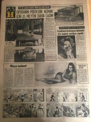 HÜRRİYET GAZETESİ 16 ŞUBAT 1967 YIL :19 SAYI :674--Taş Kömürü ,Demir ve Elektriğe Dün Zam Yapıldı ---Şarkışla da elli köyün çevre ile irtibatı kesildi --Akdeniz de batan bir çıkarma gemisinde dört er donarak öldü ---İki aylık kızımın babası milli binici Kemal Öncü dür --Firari Agop un ablası ve akrabaları panik içinde ---Necla ,annesinin teşviki ile babasını öldürmüş ---2100 yılında sokaklarda 100 yaşındaki insanlar dolaşacak ---Amerikan iş adamları bu sene futbola 20 milyon dolar yatırıyor ---Namzet kadro açıklandı --İz.Spor karşısında Fenerbahçe değişik tertip deneyecek ---İki çocuk annesi Aycan Önel ,Voleybola başladı --Kuru bir baston sahibinin 10 yılda aşk şairi yaptı ---Operanın perdesini açmak için 25 milyon daha lazım ---35 bin hacı adayı Amman da toplandı --Feyzioğlu :Demokrasiyi hiçbir tahrik yıkamaz dedi ---Bilgehan tenkitlere cevap verdi : Bizim anayasamız da sosyalizmin yeri yoktur --