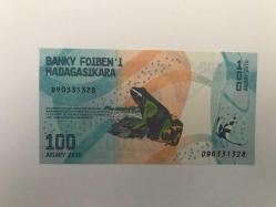 Madagaskar-100 Ariary-2017-ÇİL-