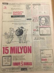 HÜRRİYET GAZETESİ 13 ŞUBAT 1967 YIL :19 SAYI :6757--Bir kız tabanca ile babasını öldürdü ---Çin ordusu Pekin de bütün idareyi ele aldı --Makarios Atina da sahneye yeni bir oyun koydu ---Din ve ırk ayrımının hedef alan dernekler kurmak yasaklanıyor --Gecekondunun  üzerine düşen 100 tonluk kaya 3 kişilik aileyi  öldürdü --Polis Mesude nin zenci kocası  ile kaynanasını  yakaladı --Grev uzarsa Irak tan petrol alınacak ---Amerika ,Kuzey Vietnam a hava akınlarını kesti --Bir yolcu uçağı az kalsın uçan daire ile çarpışıyormuş ---Zehirli yılanlara karşı tedbir alıp çantalarımızı iğne ile doldurduk ---Fenerbahçe ,A.Ordu ya da 1-0 mağlup ---Galatasaray Hacettepe yi dün rahat yendi :4-0--İstanbulspor :1 PTT :1--Ankaragücü Gençlerbirliği berabere :0-0---İkinci lig maçları ---Demirel bile hasta hasta şarkı söyledi --Nebahat Aslan --Belediye çay ve kahve ve pasta fiyatlarına zam yapmayacak --Güneri Tecer :İftarla sunar ---