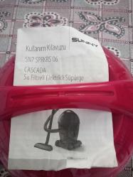 SIFIR, TEMİZ SUNNY 2000W. ELEKTRİKLİ SÜPÜRGE SU HAZNELİ TOZ TUTMA ÖZELLİKLİ.
