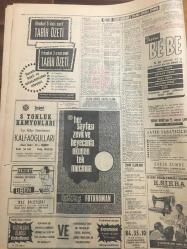 HÜRRİYET GAZETESİ 11 ŞUBAT 1967 YIL :19 SAYI :6749--961 Yılındaki seçim sistemine dönmek için teklif hazırlandı --Annesinin cenaze töreninden dönerken kardeşini kaybetti --Boğaz otellerine yapılan baskında bir de günahsız kadın yakalandı --Afrika da altın ve elmas arayan Türk mühendisi ---Şaki Davudo yakalandı ---Mardin de kurtlar üç kişiyi parçaladı --Nahide yi hiç kimsenin görmesine izin yok --Yapılan zamlar mecliste tartışma konusu oldu --Fikret Hakan müstakbel eşi Nur Vergin ile ---Yolcu salonu karşısında 6 katlı modern bir otopark yapılıyor ---Almanya da çalışan Türk ve Yunan işçileri uyuşturucu maddelere düşkünmüş ---Sevim Şengül : İftarla Sunar --Beşiktaş -İzmirspor --Fenerbahçe Bugün İzmir e Gidiyor --Marmara Bisiklet Turu na bu sene 17 memleket  çağrıldı --Türkan Şoray'a  oynanan oyun -- Bir aşk daha sona erdi :Keramet Nikahta değil boşanmakta -- Gene Pitney evlendi --Seks sembolü Raguel Welch  evleniyor --