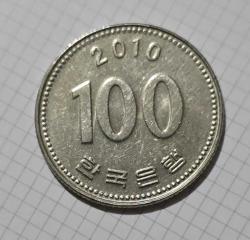 Güney Kore 2010 100 won