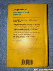 LANGENSCHEIDT / EURO - WÖRTERBUCH TURKISCH / TURKISCH - DEUTSCH / DEUTSCH - TURKISCH / (LANGENSCHEIDT / EURO - TÜRKÇE SÖZLÜK)