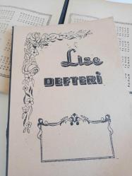 vintage nostalji okul lise defteri eski yıllardan