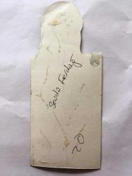 SEVDA FERDAĞ'IN ORİJİNAL FOTOĞRAFI - 14 x 6 cm EBADINDA - SİYAH & BEYAZ,