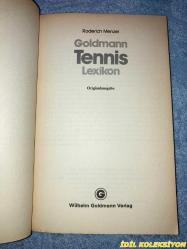 GOLDMANN TENNIS LEXIKON / RODERICH MENZEL / WILHELM GOLDMANN VERLAG / ALMANCA KİTAP (GOLDMANN TENİS SÖZLÜĞÜ)