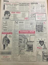 HÜRRİYET GAZETESİ  19 EKİM 1965 YIL :18 SAYI :6276---Yunan Basını Kıral Konstantin İstanbul a Kampanyasına Başladı --Rumlar ,Ada Türklerinin Er Geç Sefalete Boyun Eğeceklerini Umuyor ---Ürgüplü :Makarios  kan dökerse bombardıman değil her şey olur ---Mavi Işıklar Vokal Grubu Şefliği Mahkeme Kararı İle Sıraya Kondu ---Hanzade şahane kadın insan onu bir tabloya bakar gibi seyrediyor --Trafik kazasında on yolcu öldü ---Aşırı şişmanlık barsak kısaltılarak gideriliyor ---Kılıç :Galatasaray yavaş yavaş forma giriyor ---Namzet Kadrolar Kampta ---Fenerbahçe nin antrenörü neticeden memnun --5 Kız 5 erkek 10 çocuktan sonra 53 yaşında bir daha doğurdu --Kocalarınıza çirkin taraflarınızı göstermeyiniz ---MP Grubu Bugün Bölükbaşını nın İstifası İçin Toplanacak --Spor -Toto da 13 ve 12 tutturan yok --