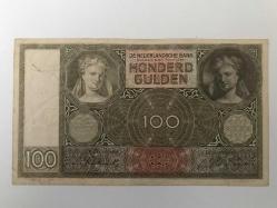 Hollanda-100 Gulden-1944-ÇÇT-13 MART 1944 Amsterdam Baskı-