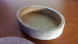 Kapak yüzeyi  sedef işli mermer mücevher kutusu 10,5x8cm.