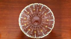 Altın vermeyli Fransız bacara meyvelik. Çapı:22cm