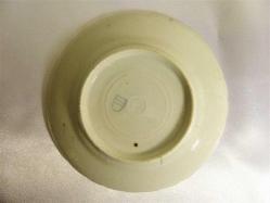 Viyana porselen imzalı el boyaması duvar tabağı. 19.Y.y. Y:15cm.