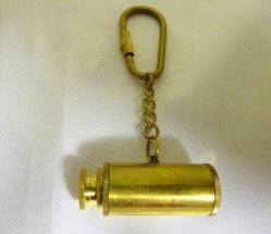 Pirinç gemici dürbünü anahtarlık. Boy açık. 8cm.