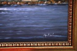 Tuval üzeri yağlıboya resim. Murat Ersin imzalı. Topkapı sarayı. Çerçevesiz 65x100cm.