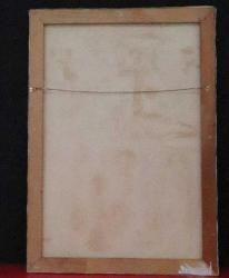 Tuval üzerine yağlıboya resim. Timur Taştekin  imzalı. Altın varak çerçeveli.  Çerçevesiz 70x50 cm.