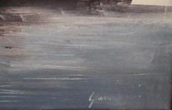 Tuval üzerine yağlıboya resim. Günaydın  imzalı. Çerçevesiz 40x50 cm.