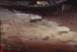 Tuval üzerine yağlıboya resim. Günaydın  imzalı. Çerçevesiz 40x50 cm.