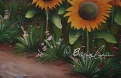 Tuval üzerine yağlıboya resim. C. Benolt sanatçı imzalı. Çerçevesiz 40x50 cm.