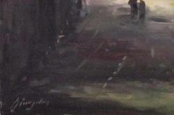 Tuval üzerine yağlıboya resim. Günaydın imzalı. Çerçevesiz 40x50 cm.